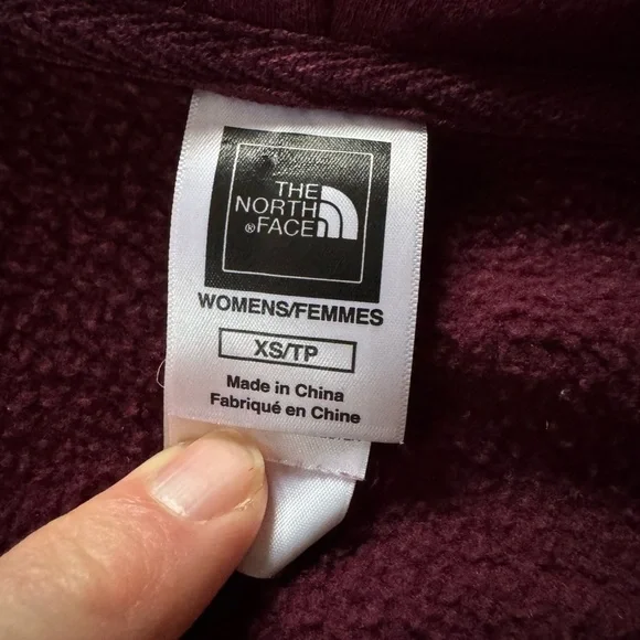 The North Face Size XS Womens Cotton Blend Asymmetric Zip Athletic Jacket - Picture 5 of 5